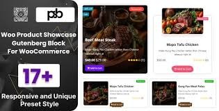 WooCommerce Product Showcase Gutenberg Block v1.6 - 产品展示古腾堡区块插件