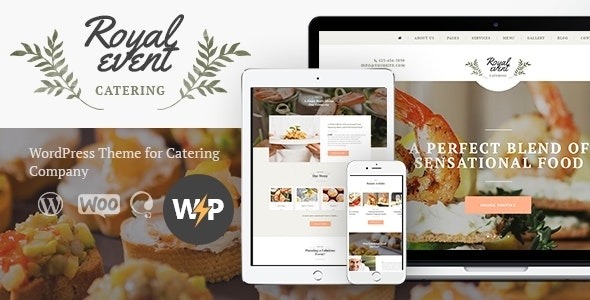 Royal Event v2.0 婚礼策划与餐饮公司WordPress主题 + Elementor