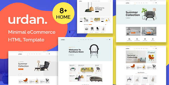 Urdan - 极简电子商务HTML模板（Minimal eCommerce HTML Template）
