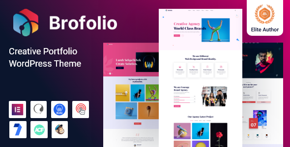 Brofolio v1.0.3 创意作品集WordPress主题