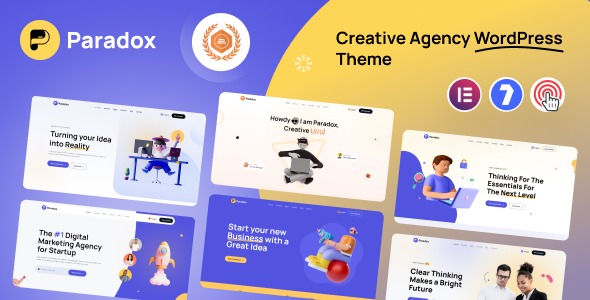 Paradox v1.0 Creative Agency WordPress Theme - 创意机构WordPress主题