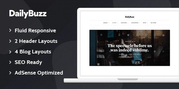 MyThemeShop DailyBuzz WordPress主题 v1.0.11 - 新闻杂志风格网站模板
