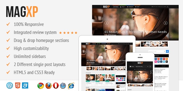 MyThemeShop MagXP WordPress Theme v3.2.12 - 专业杂志风格主题