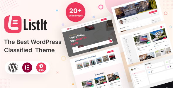 ListIt (v1.6) Clasified WordPress Theme - 分类信息WordPress主题