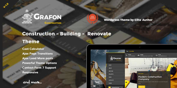 Grafon (v1.1.0) 建筑装修施工WordPress主题