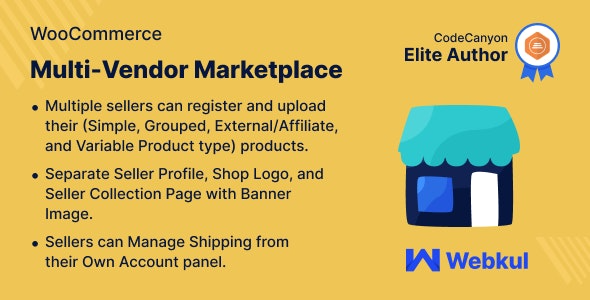 WordPress WooCommerce Multi Vendor Marketplace Plugin v6.0.0 - 多供应商商城插件