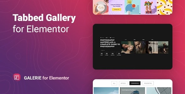 Tabbed Gallery for Elementor v1.0.4 Galerie - Elementor标签式画廊插件