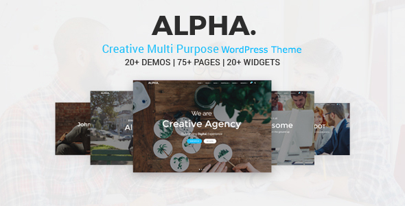 Alpha Dot (v1.0) 多功能WordPress主题 - 响应式设计与多样化布局
