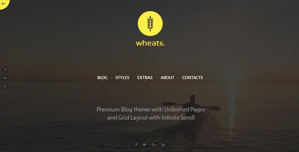 Wheats (v1.8) 博客WordPress主题 - 轻松创建个人博客