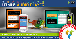 Chameleon Audio Player Addon for WPBakery Page Builder v1.6.2 - WPBakery页面构建器的变色龙音频播放器插件