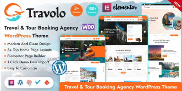 Travolo (v1.1.0) 旅游与旅行预订WordPress主题