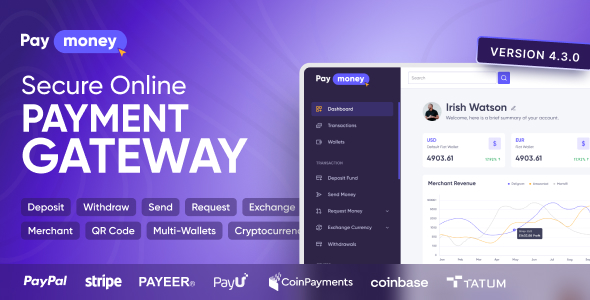 PayMoney v4.3.2 安全在线支付网关 - 高效安全的支付解决方案