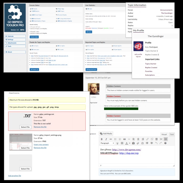 GD bbPress Toolbox Pro v7.7.2 - 强大的bbPress论坛管理工具