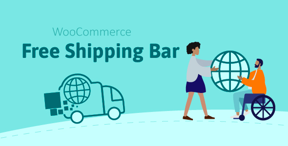 WooCommerce Free Shipping Bar Premium (v1.2.7) - WooCommerce免费运费条高级版插件