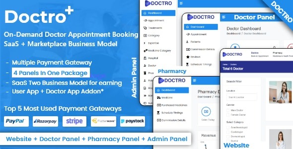 v9.1.0 On-Demand Doctor Appointment Booking SaaS Marketplace Business Model - 按需医生预约预订SaaS市场商业模式
