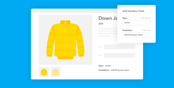Iconic WooCommerce Custom Fields for Variations v1.8.1 - WooCommerce自定义字段变体插件