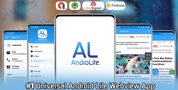 AndroLite v1.3 轻松可配置的安卓WebView应用模板