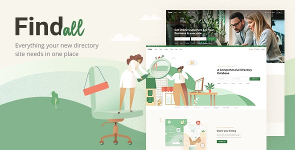 FindAll (v1.4) Business Directory Theme - 企业目录主题