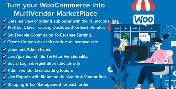 Mercado Pro (v1.6.0) 将您的WooCommerce转变为多供应商市场