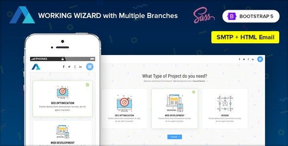Steps (v1.9) 多功能分支工作向导主题