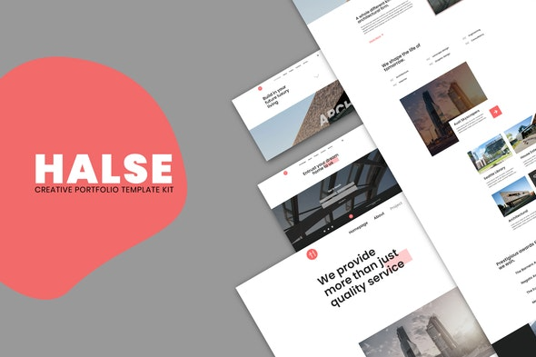 Halse - 建筑与室内设计Elementor模板套件