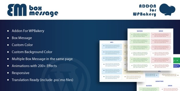 Box Message v1.0 WPBakery Page Builder WordPress插件扩展