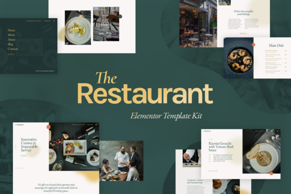 Delicius – Restaurant Elementor Template Kit - 餐厅Elementor模板套件