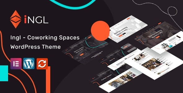 Ingl v1.0.3 Coworking Spaces WordPress Theme - 共享办公空间WordPress主题