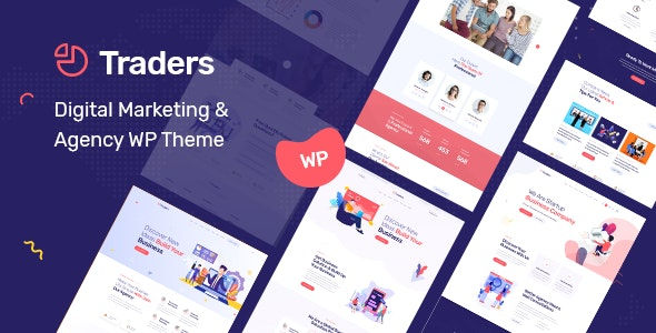 Traders v1.0 数字营销与代理机构WordPress主题