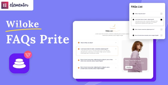 Wiloke FAQs Prite for Elementor v1.0.18 - Elementor常见问题解答插件