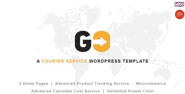 GO Courier v2.5.4 快递运输WordPress主题 - 专为快递和配送服务设计的响应式网站模板