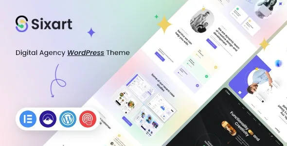 Sixart v1.0.2 数字机构WordPress主题 - 创意设计与多功能解决方案
