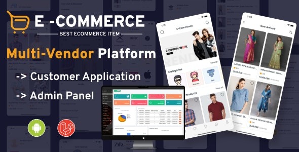Fixed* eCommerce v3.0 多供应商电商Android应用与后台管理面板