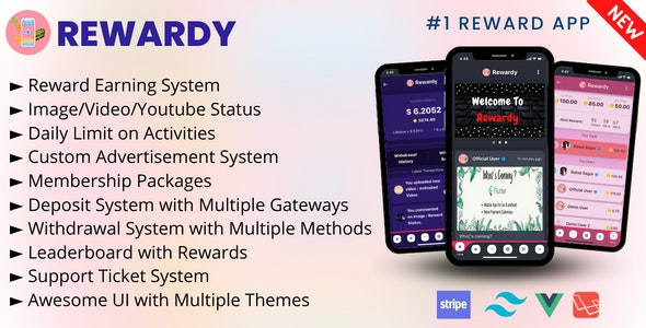 Rewardy v1.2 – 状态应用与奖励积分 + PWA + 后台管理