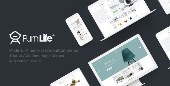 Furnilife v1.5.3 家具主题 WooCommerce WordPress - 现代家具电商网站模板
