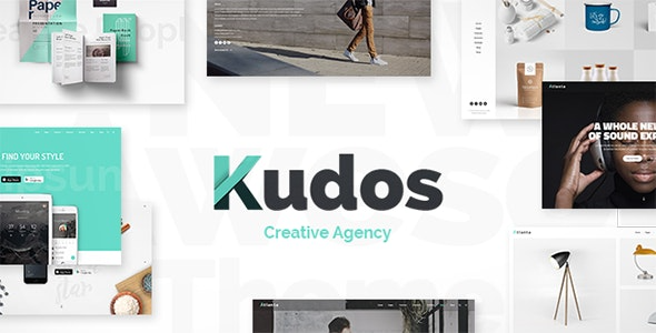 Kudos (v2.0) Marketing Agency Theme - 创意企业与个人的清新主题