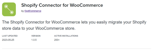 Shopify Connector for WooCommerce v1.0.0 - 将Shopify与WooCommerce无缝连接的强大工具