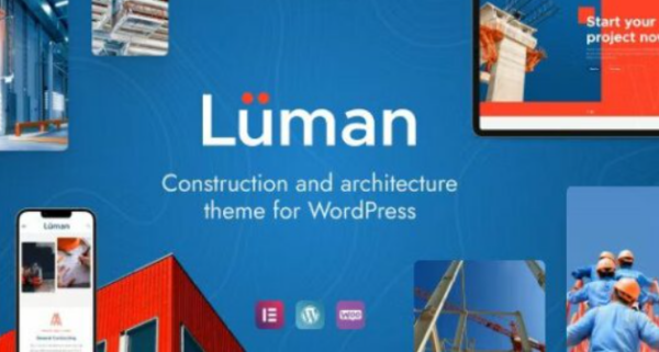 Luman v1.5.1 Construction WordPress Theme - 建筑与施工WordPress主题