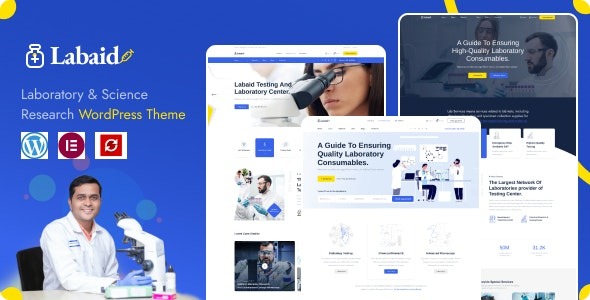 Labaid v1.0.1 实验室与科学研究 WordPress 主题