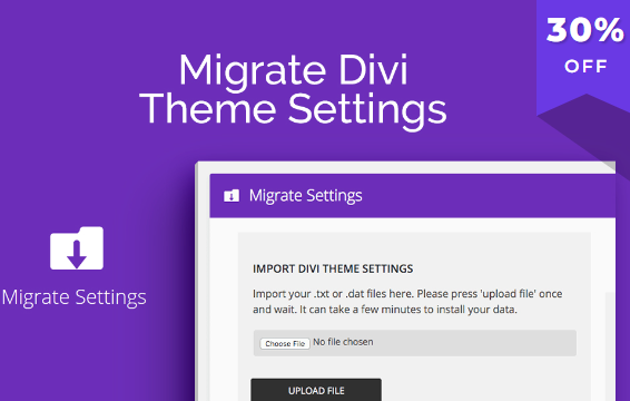Migrate Divi Theme Settings v1.0.1 [Wp Zone] - Divi主题设置迁移工具