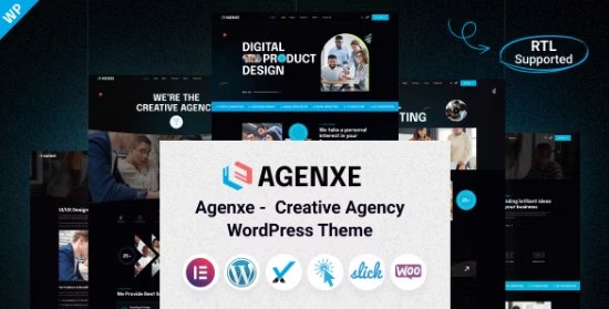 Agenxe v1.0.0 创意机构WordPress主题 - 专业设计与多功能解决方案