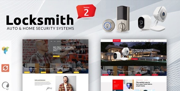Locksmith v3.5 锁匠安全系统WordPress主题