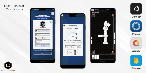 Cut Throat v1.0 Dominoes Multiplayer Game Unity - 多人多米诺骨牌游戏Unity插件