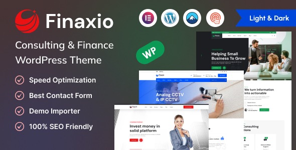 Finaxio v1.0.1 咨询与金融 WordPress 主题