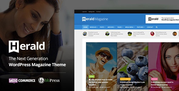 Herald (v2.6.2) 报纸和新闻门户WordPress主题