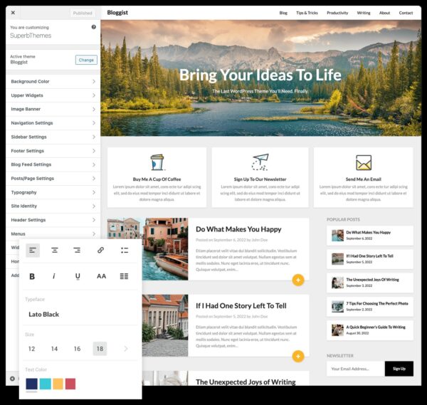 Bloggist v138.8 - 响应式博客WordPress主题，优雅设计与强大功能完美结合