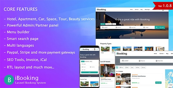 IBooking (v1.0.8.1) Laravel预订系统PHP脚本 - 高效在线预约管理解决方案