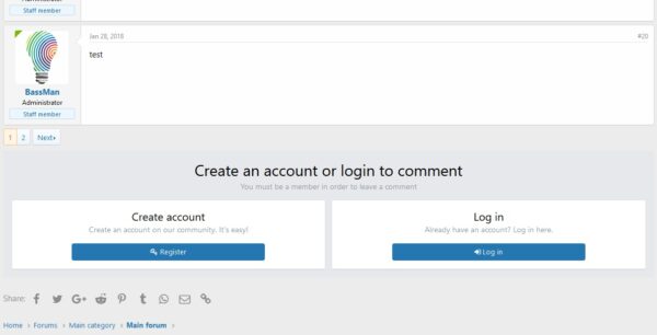 [cXF] 在主题页面登录或注册 (v1.3.1) Xenforo