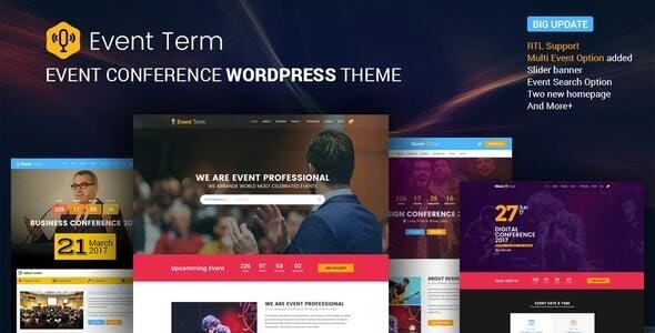 Event Term v.4.1.1 多会议WordPress主题 - 专业活动与会议网站设计