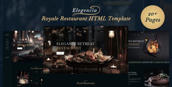 Elegencia v.1.0.0 Royale Restaurant HTML5 Template - 优雅餐厅HTML5模板